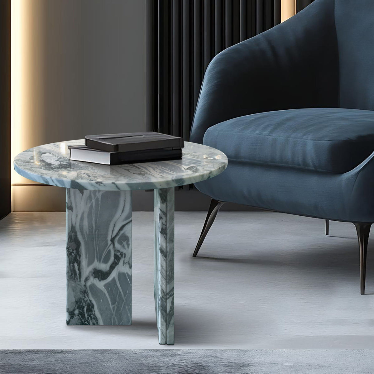 Luxury Coffee Table with Unique Veining - Natural Stone Design
