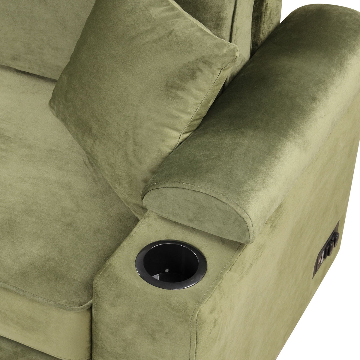 Sleeper Sofa Bed Sectional with Storage Ottoman - Gray, Beige, Green, Black