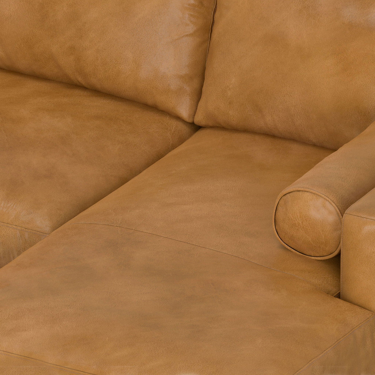 Morrison Upholstered Sectional Sofa with Feather-Filled Cushions – Multiple Colors