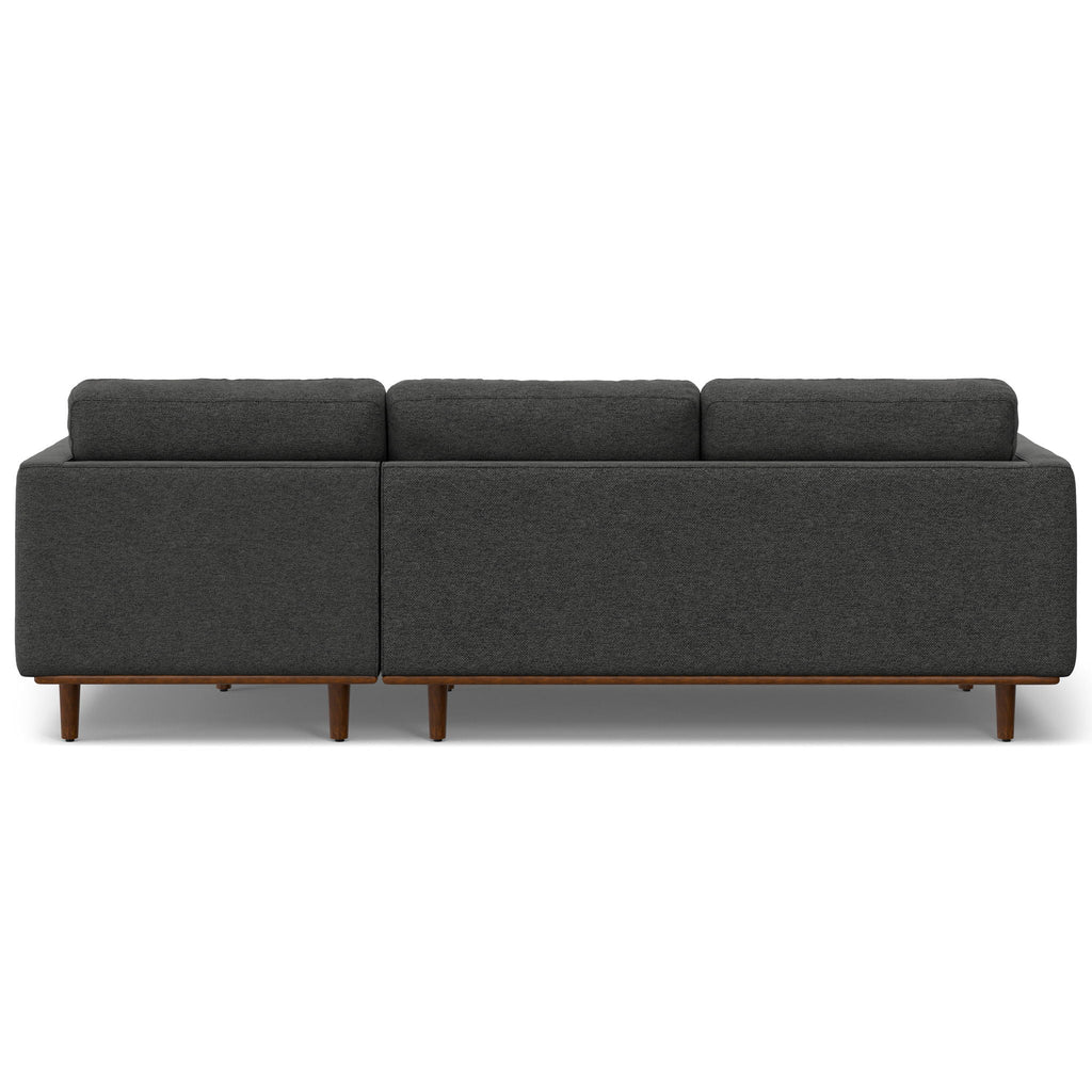 Morrison Upholstered Sectional Sofa with Feather-Filled Cushions – Multiple Colors