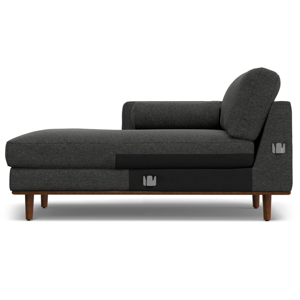 Morrison Upholstered Sectional Sofa with Feather-Filled Cushions – Multiple Colors