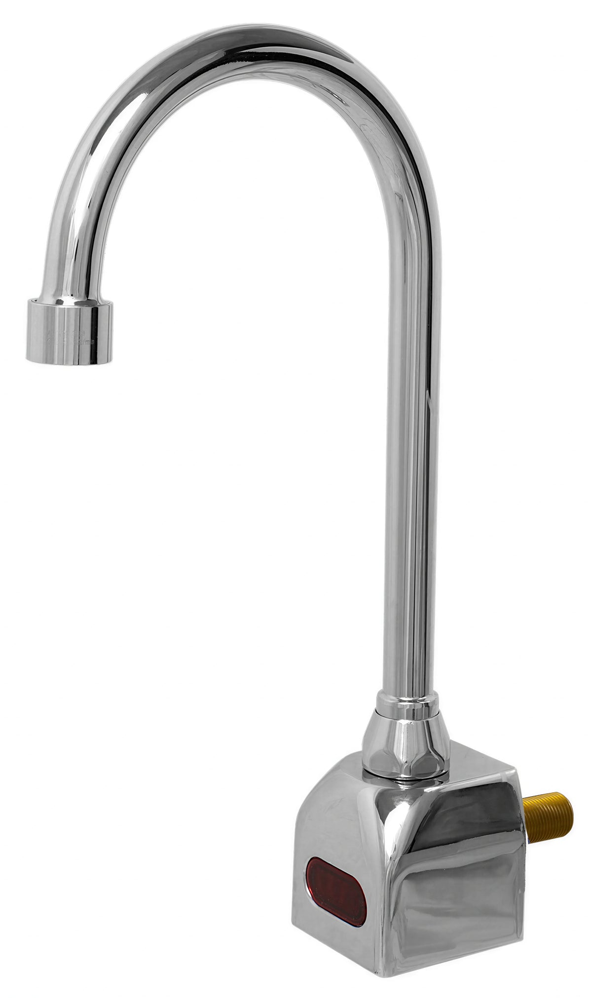 Fisher 76057 Touchless Sensor Faucet, Rigid Gooseneck, Single Backsplash Mount, Chrome-Plated Brass