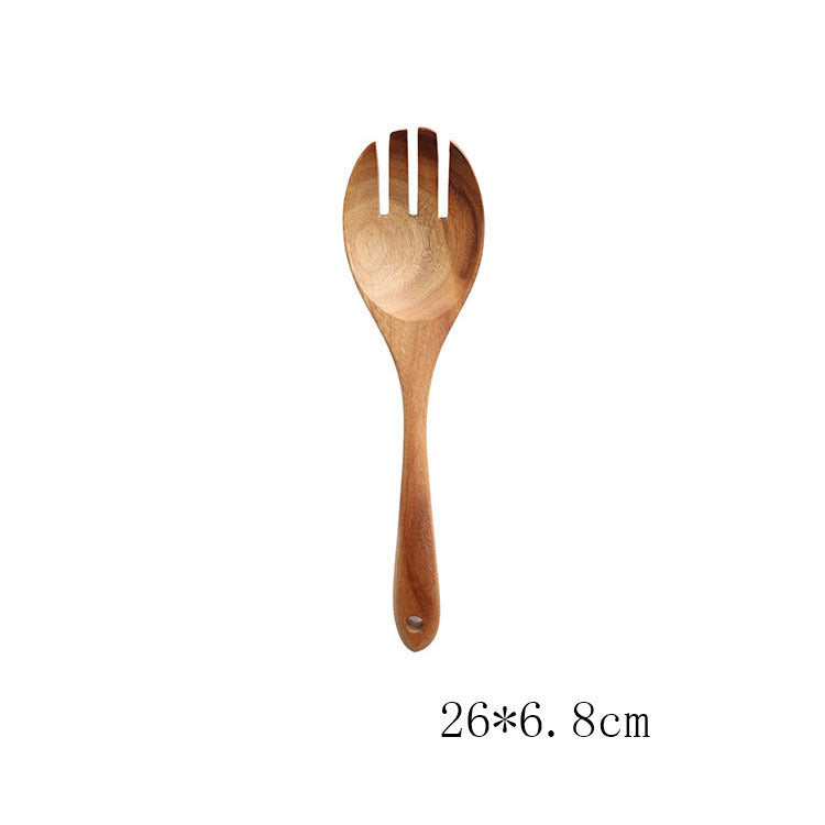 Teak Wood Cooking Utensil Set Kitchen Tools