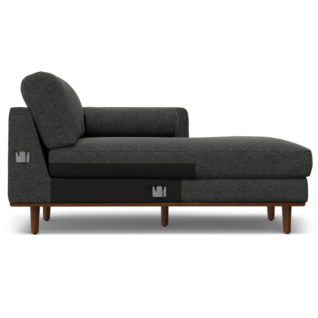 Morrison Upholstered Sectional Sofa with Feather-Filled Cushions – Multiple Colors