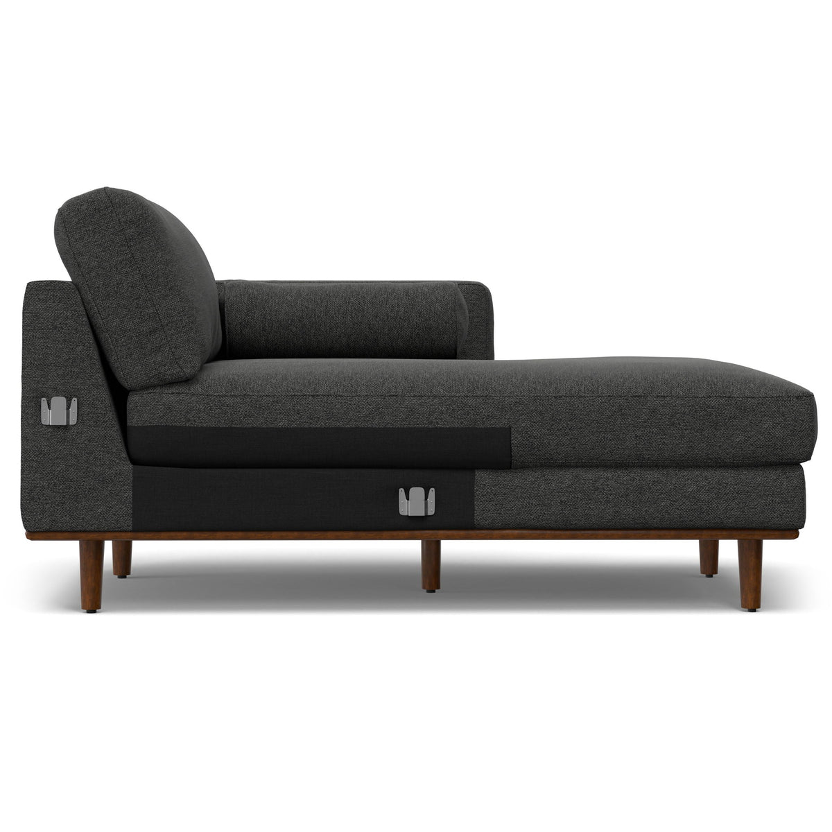 Morrison Upholstered Sectional Sofa with Feather-Filled Cushions – Multiple Colors