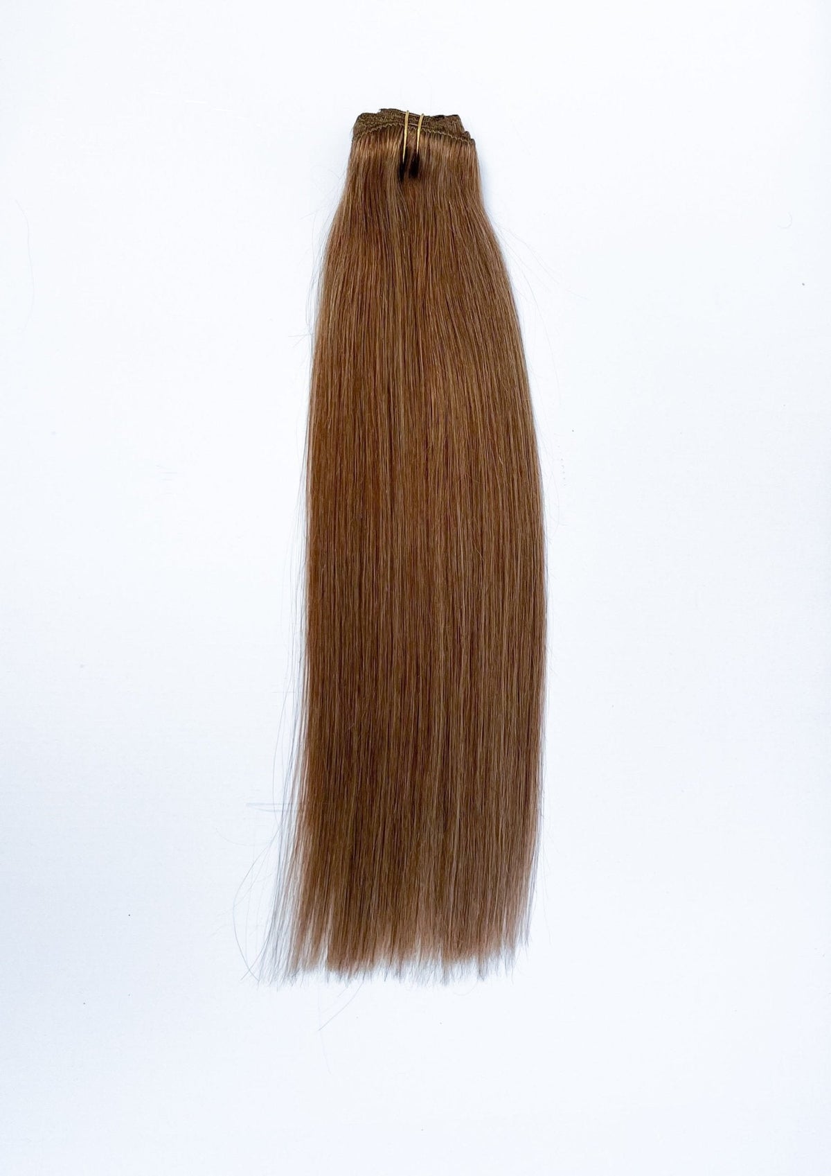 VIP ClipeX Clip-In Hair Extensions 100% Human Hair, Silky Straight 18 Inch (140g) Full Head Set