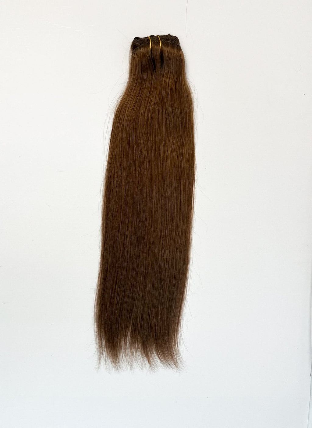 VIP ClipeX Clip-In Hair Extensions 100% Human Hair, Silky Straight 18 Inch (140g) Full Head Set