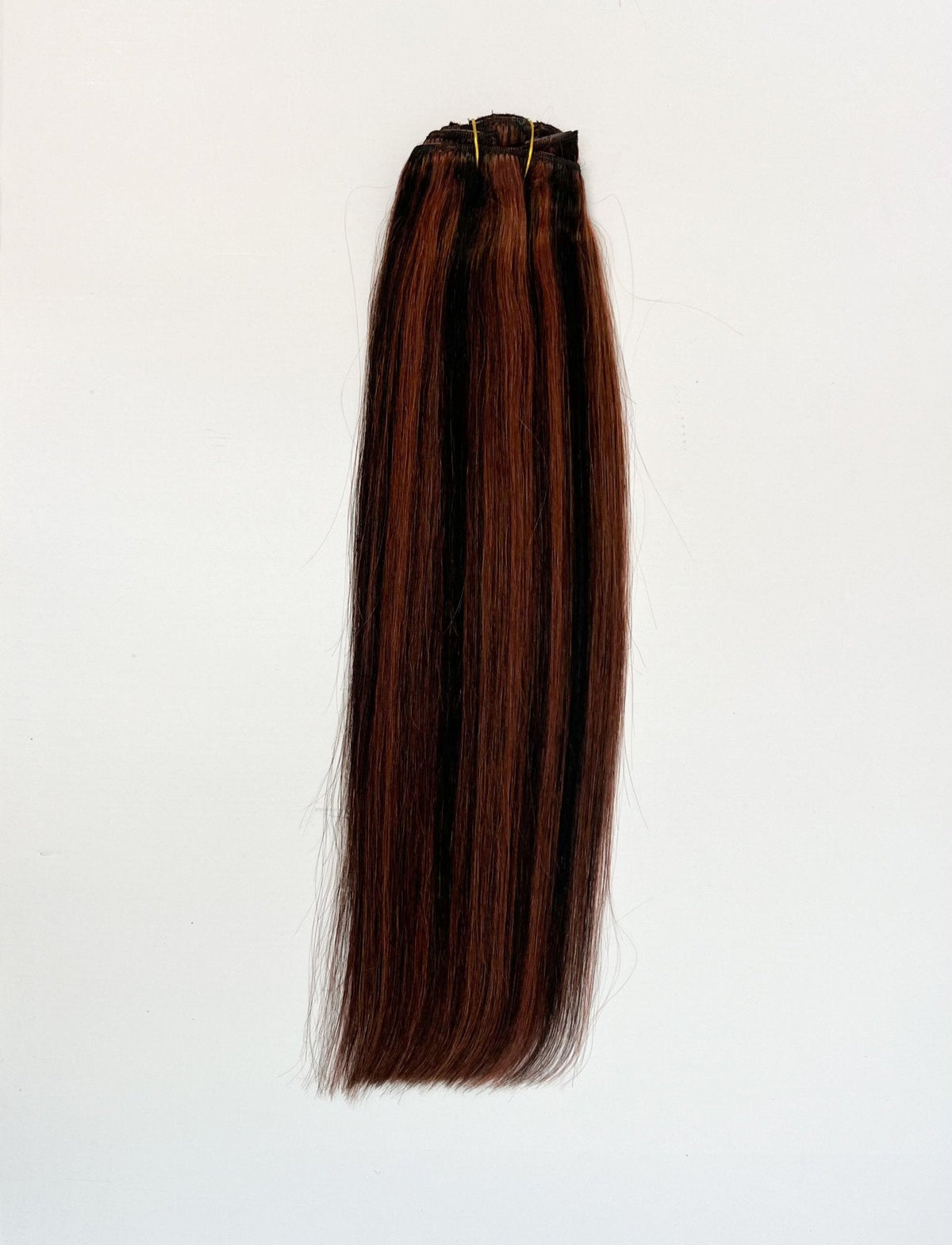 VIP ClipeX Clip-In Hair Extensions 100% Human Hair, Silky Straight 18 Inch (140g) Full Head Set