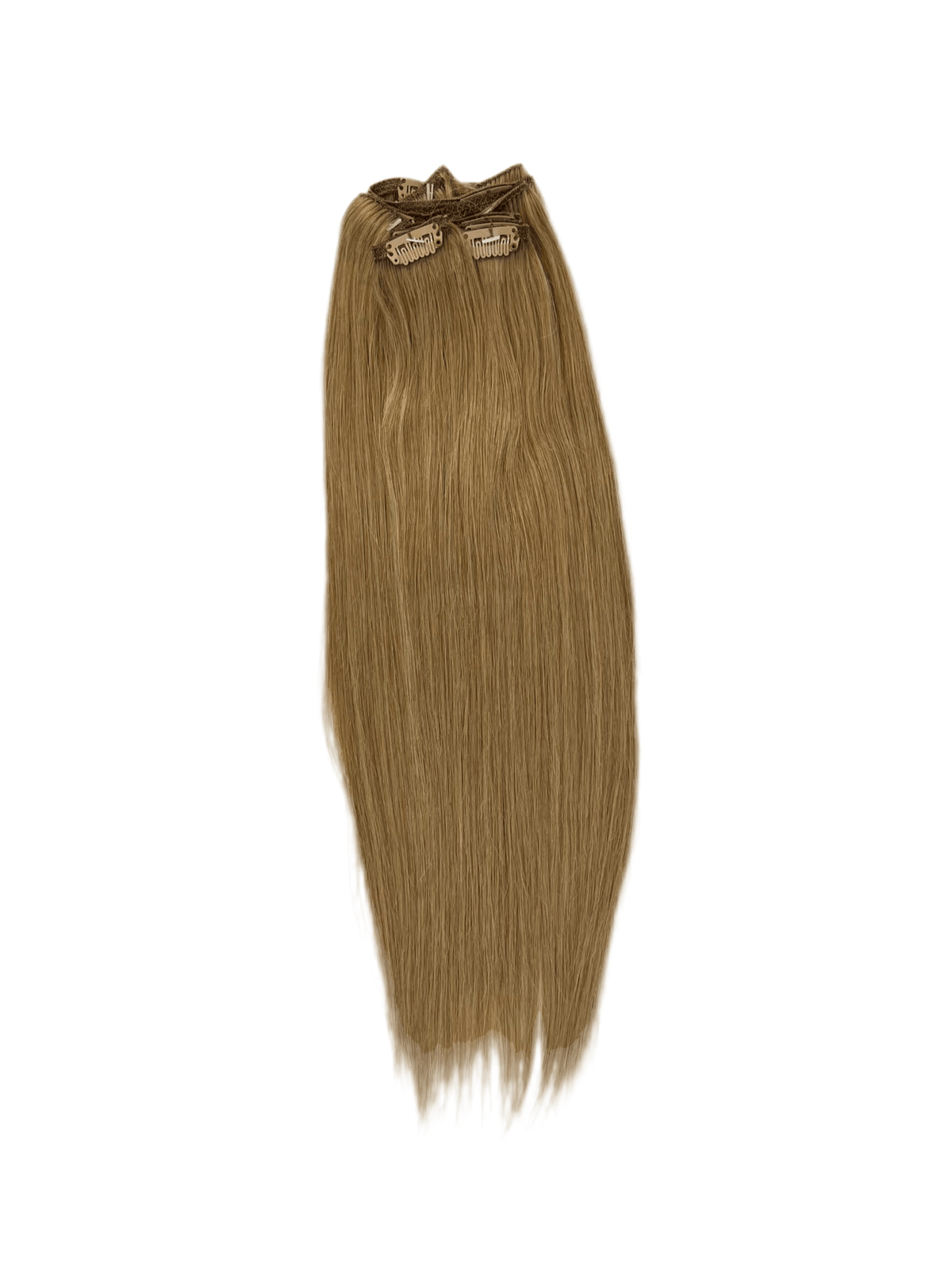 VIP ClipeX Clip-In Hair Extensions 100% Human Hair, Silky Straight 18 Inch (140g) Full Head Set