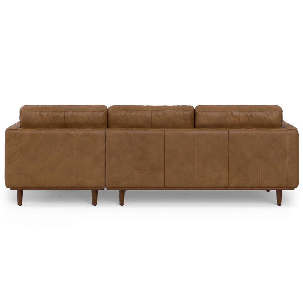 Morrison Upholstered Sectional Sofa with Feather-Filled Cushions – Multiple Colors