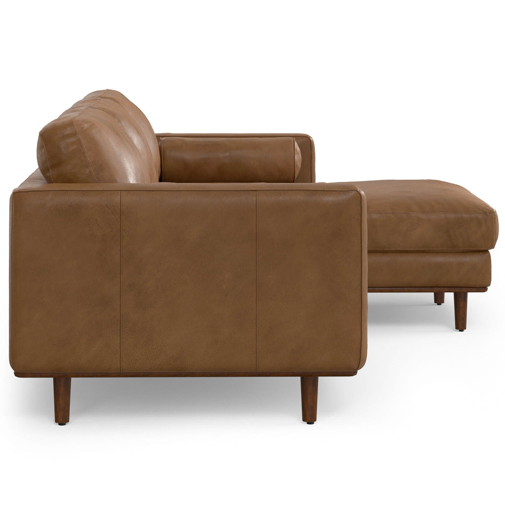 Morrison Upholstered Sectional Sofa with Feather-Filled Cushions – Multiple Colors