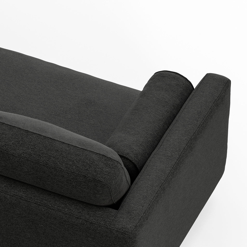 Morrison Upholstered Sectional Sofa with Feather-Filled Cushions – Multiple Colors