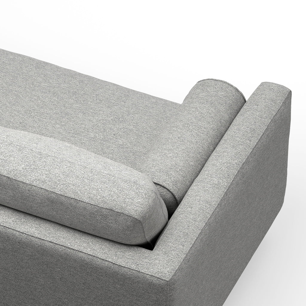 Morrison Upholstered Sectional Sofa with Feather-Filled Cushions – Multiple Colors