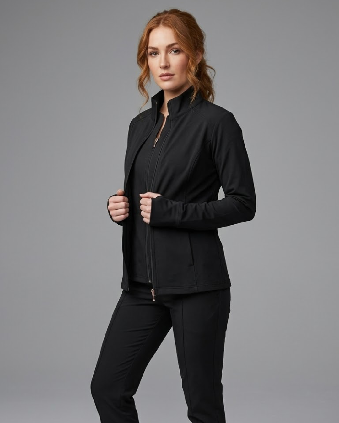 Women's Fitted Scrub Jacket