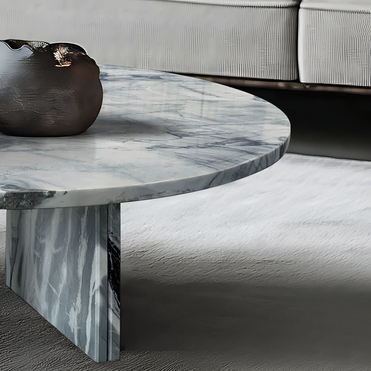Luxury Coffee Table with Unique Veining - Natural Stone Design