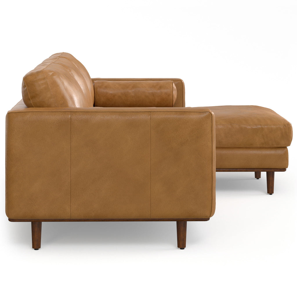 Morrison Upholstered Sectional Sofa with Feather-Filled Cushions – Multiple Colors