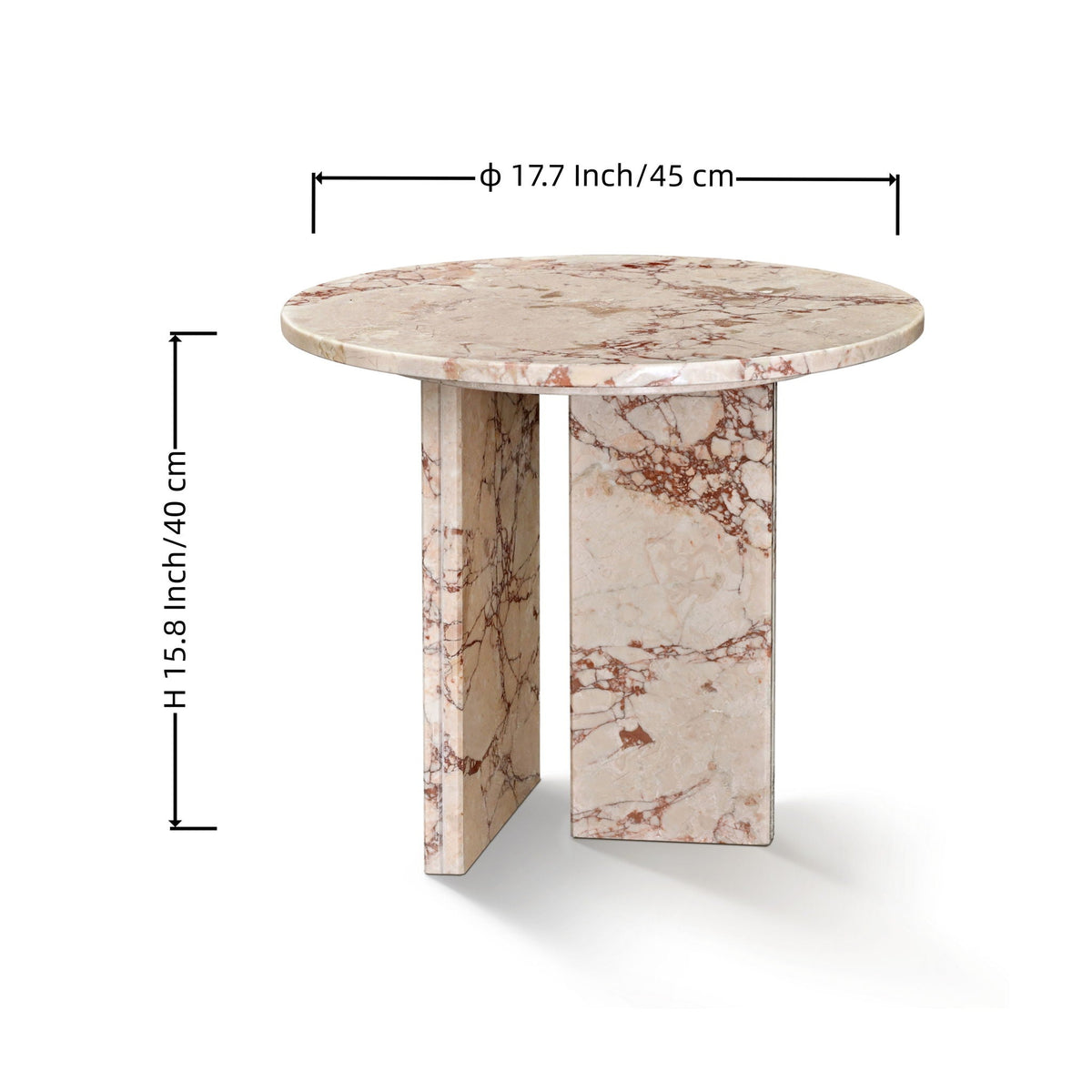 Luxury Coffee Table with Unique Veining - Natural Stone Design