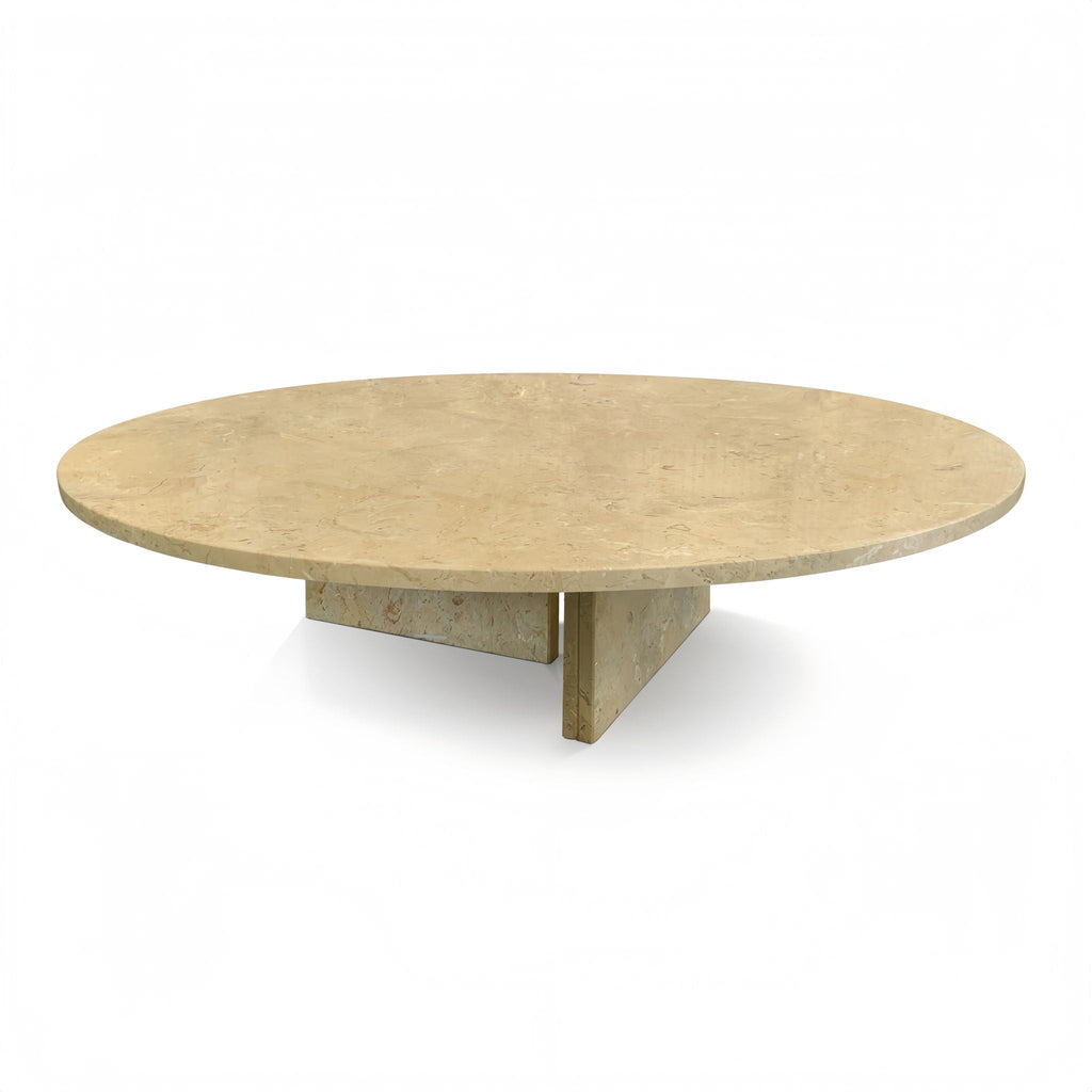 Luxury Coffee Table with Unique Veining - Natural Stone Design