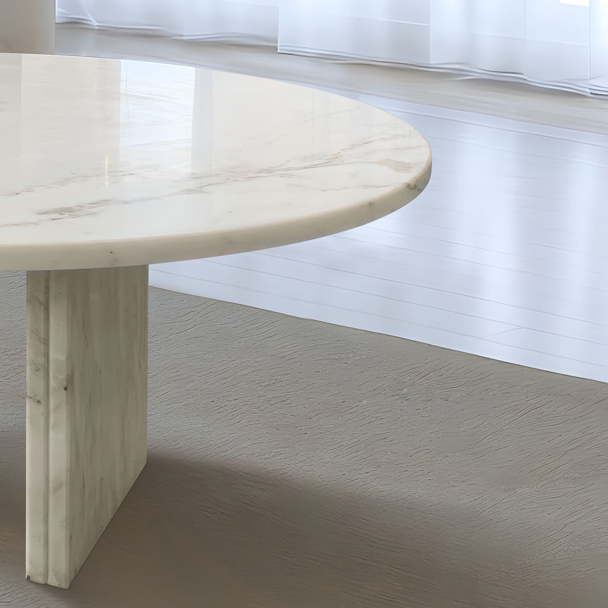 Luxury Coffee Table with Unique Veining - Natural Stone Design