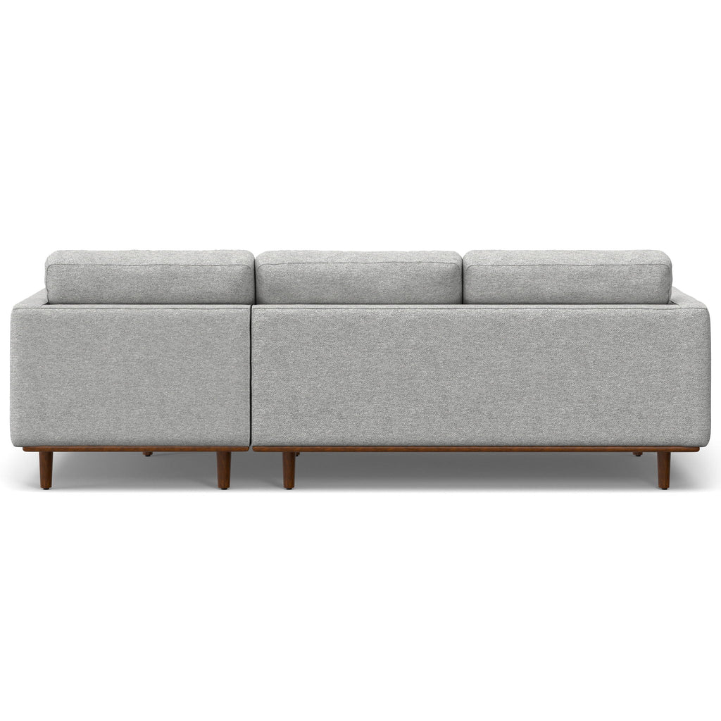 Morrison Upholstered Sectional Sofa with Feather-Filled Cushions – Multiple Colors