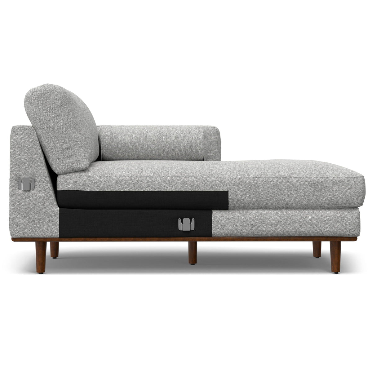 Morrison Upholstered Sectional Sofa with Feather-Filled Cushions – Multiple Colors