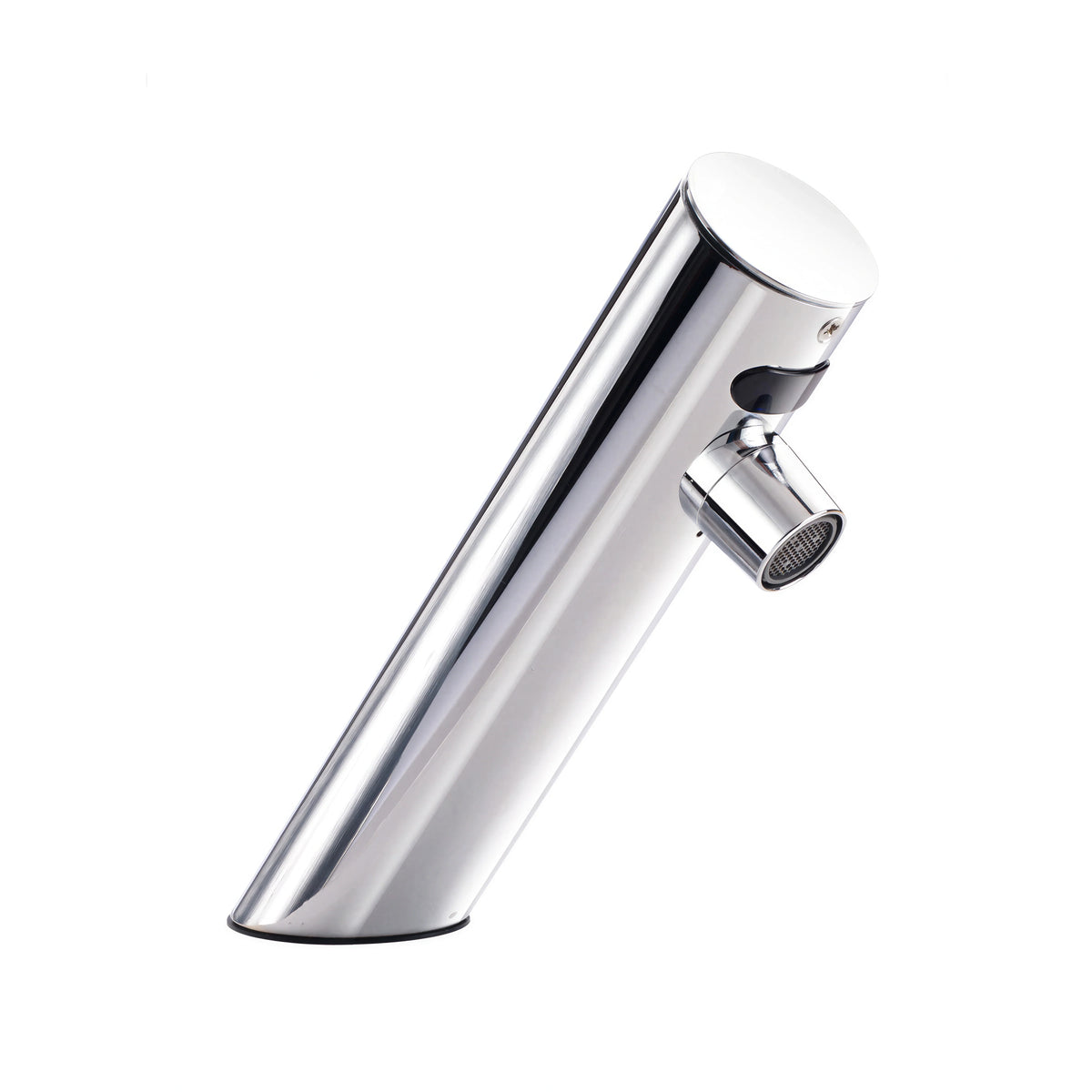 Krowne Royal Series 16-656 Angled Single-Hole Deck-Mount Touchless Electronic Sensor Faucet, Battery-Powered, Chrome-Plated Brass, 2.2 GPM