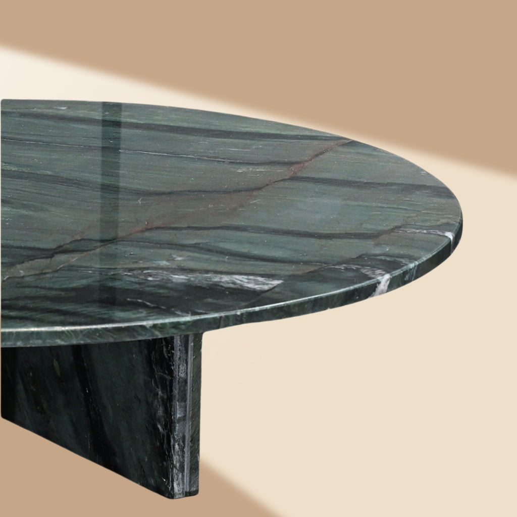 Luxury Coffee Table with Unique Veining - Natural Stone Design
