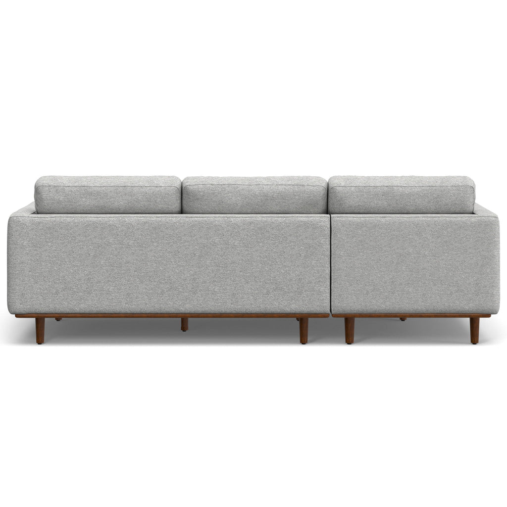 Morrison Upholstered Sectional Sofa with Feather-Filled Cushions – Multiple Colors