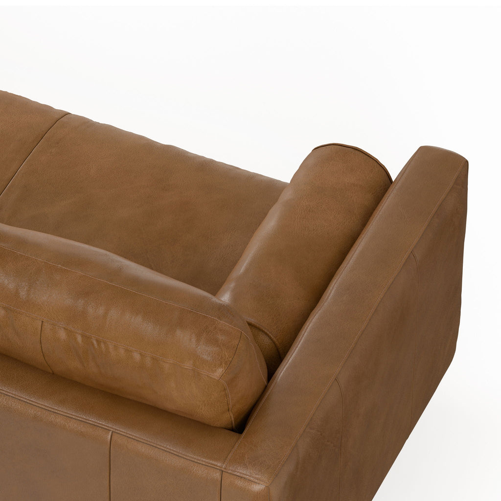 Morrison Upholstered Sectional Sofa with Feather-Filled Cushions – Multiple Colors