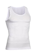 Men Slim Body Shaper Tank Top Compression Tummy Control Hide Pot Belly Flatten Chest Undershirt Shapewear