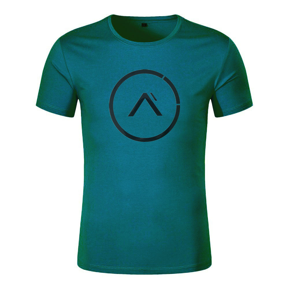 Muscle Master Summer Fitness Compression Shirt for Men, Short Sleeve Breathable Running Training T-Shirt