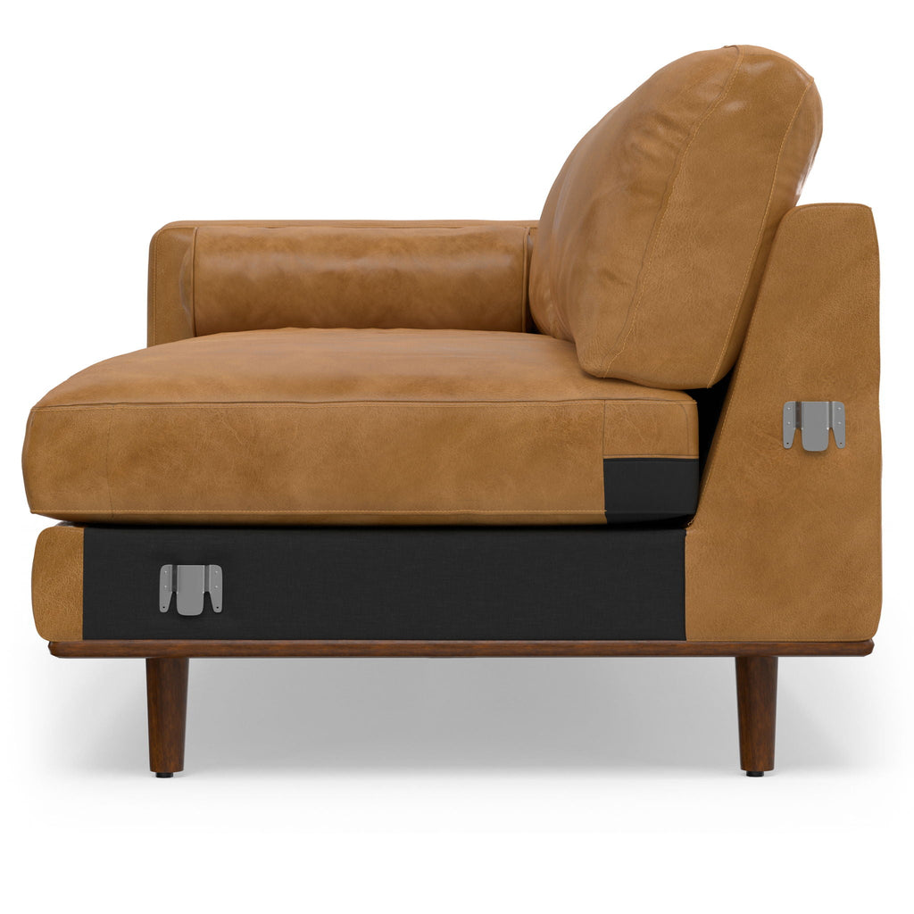 Morrison Upholstered Sectional Sofa with Feather-Filled Cushions – Multiple Colors