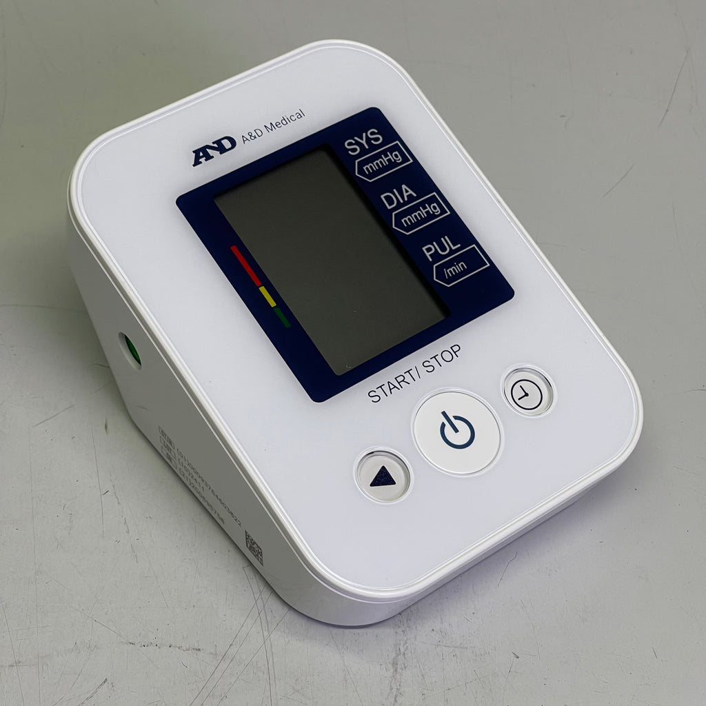 A&D MEDICAL Wide Range Cuff Blood Pressure Monitor White w/ Black UA-651-AC