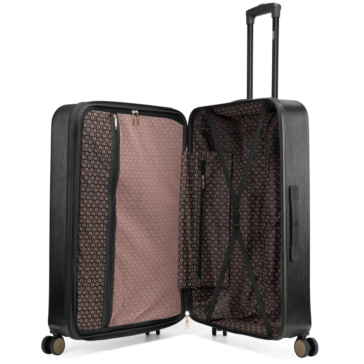Diamond 3 Piece Expandable Spinner Luggage Set