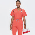 Cross-Border Quick-Drying Elastic Hand-Washing Clothes for Women, Short-Sleeved Operating Room Overalls, Men's Isolation Clothes, Medical Surgical Split Suits