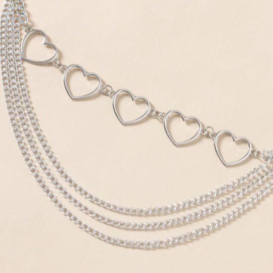 Fashion Love Waist Chain Women Belt