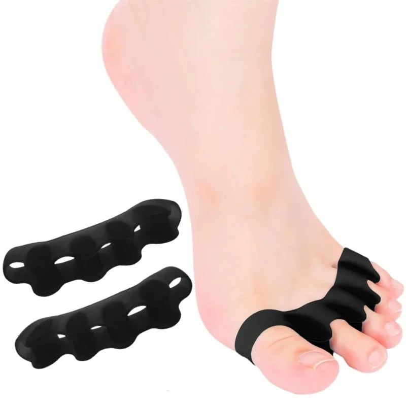 1/3/5pair Silicone Toe Separators Corrector reusable Foot and Bunion Pain Pain to Improve Functional Mobility