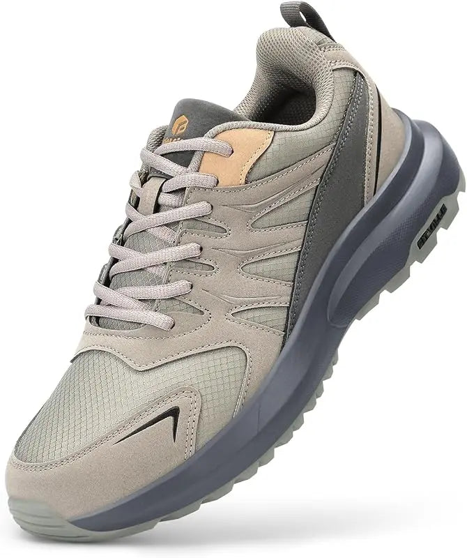 FitVille Men'S Extra Wide Fit Hiking Walking Running Sneakers Wide Toe Box Lightweight Footwear Built-In Arch Support For Flat Feet