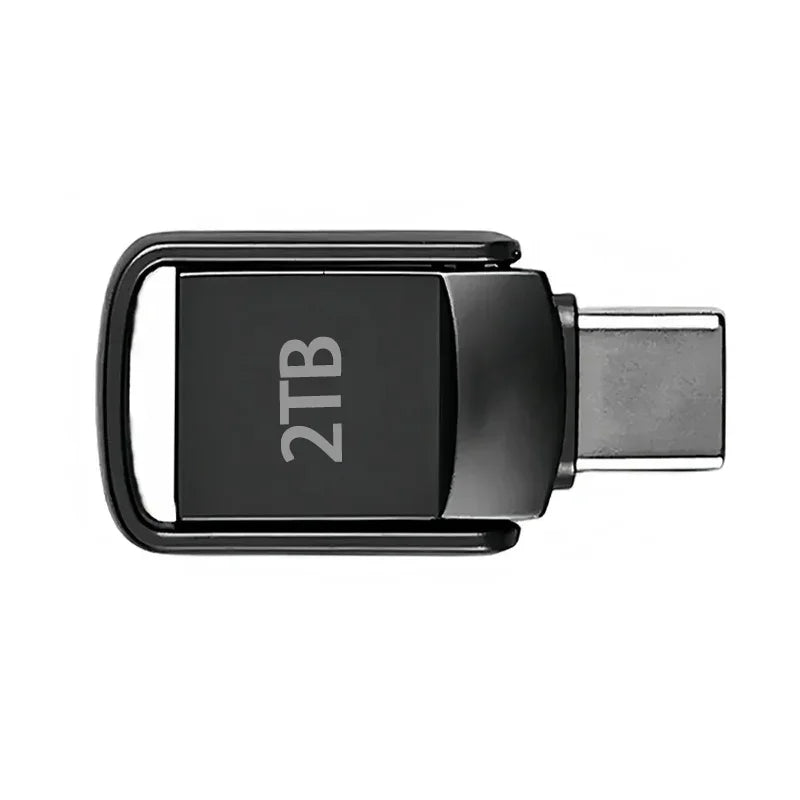 Flash Drive Accessories 2TB High-Speed USB 3.2 Type-C OTG Metal Pen Drive 1TB 512GB Portable Memory USB Stick Storage Drive New