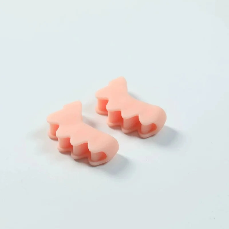 1/3/5pair Silicone Toe Separators Corrector reusable Foot and Bunion Pain Pain to Improve Functional Mobility