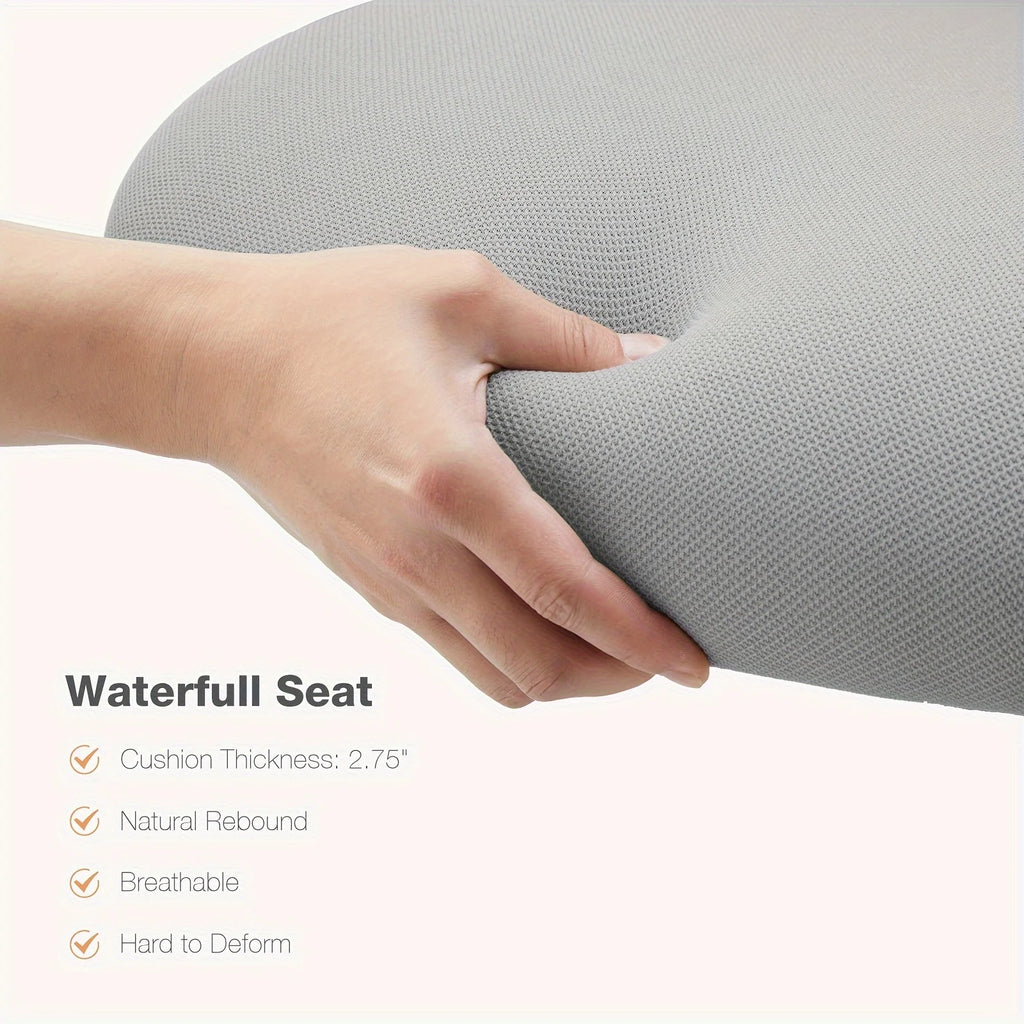 Home Office Chair, Ergonomic High Back Mesh Rolling Computer Desk Chair with Wheels & Adjustable Headrest, Comfort Lumbar Support, Flip-Up Armrests for Bedroom & Study Room