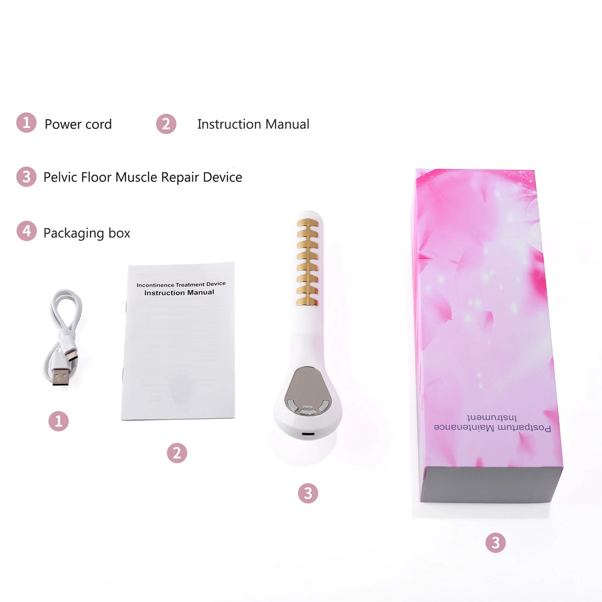 Pelvic Muscle Electrical Trainer Kegel Exerciser Women Vaginal Tightening Equipment Treatment Postpartum Incontinence Vaginitis