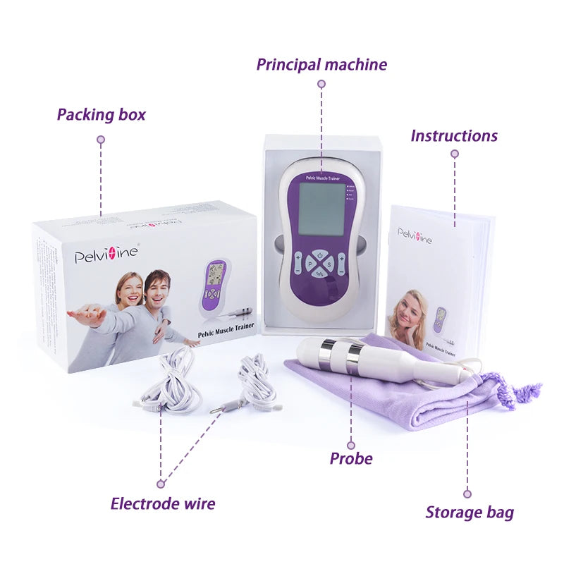 Kegel Exerciser Incontinence Stimulator with Probe for Bladder Control and Pelvic Floor Exercise for Women Muscle Stimulator