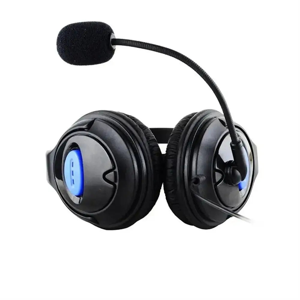 with Microphone Wired Gaming Headset Noise Isolating Over Ear Music Headphones Stereo Deep Bass Gamer Earphone Laptop PC
