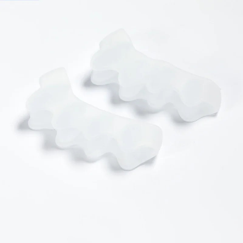 1/3/5pair Silicone Toe Separators Corrector reusable Foot and Bunion Pain Pain to Improve Functional Mobility
