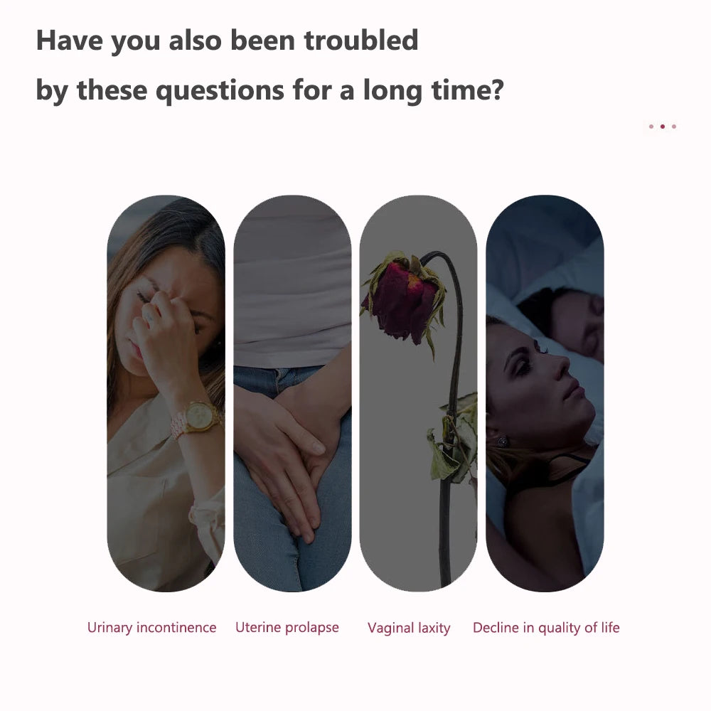 Pelvic Muscle Electrical Trainer Kegel Exerciser Women Vaginal Tightening Equipment Treatment Postpartum Incontinence Vaginitis