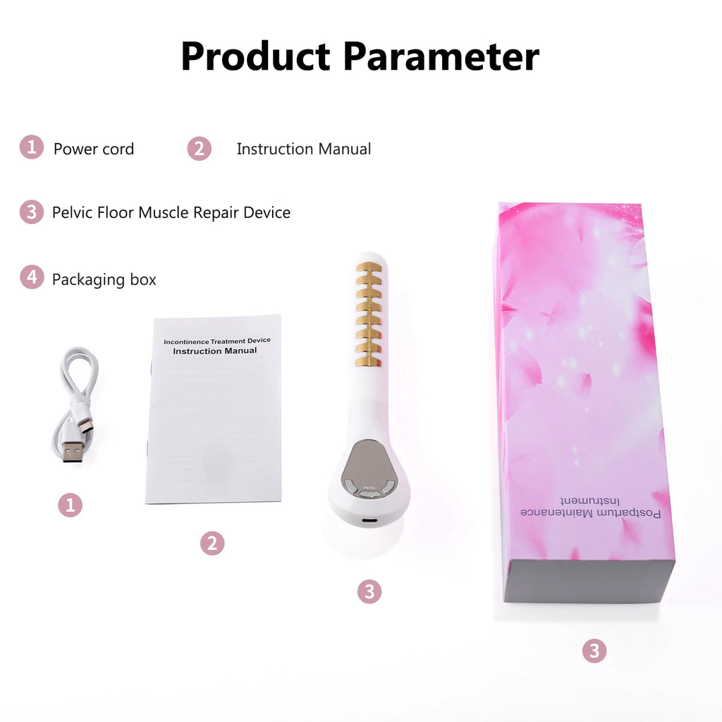 Pelvic Muscle Electrical Trainer Kegel Exerciser Women Vaginal Tightening Equipment Treatment Postpartum Incontinence Vaginitis