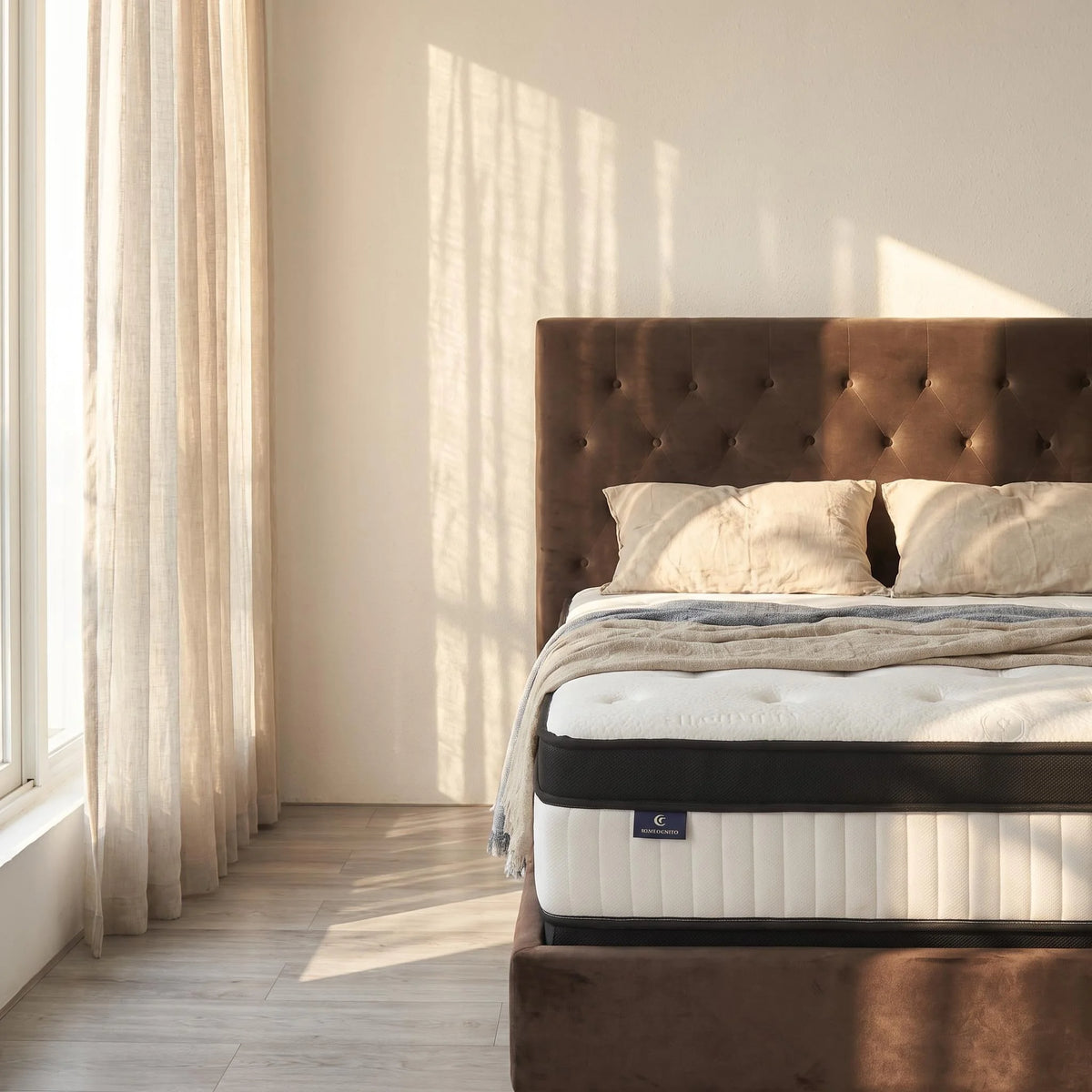Queen King Full Size Mattress,12 Inch Hybrid Mattress in a Box with Pocket Spring, Medium Firm,Motion Isolation ,Pressure Relief
