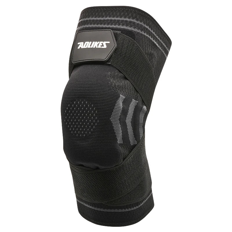 AOLIKES 1PCS Knee Brace Support Straps Knee Compression Sleeves for Men & Women Meniscus Tear Arthritis Sports Joint Pain Relief