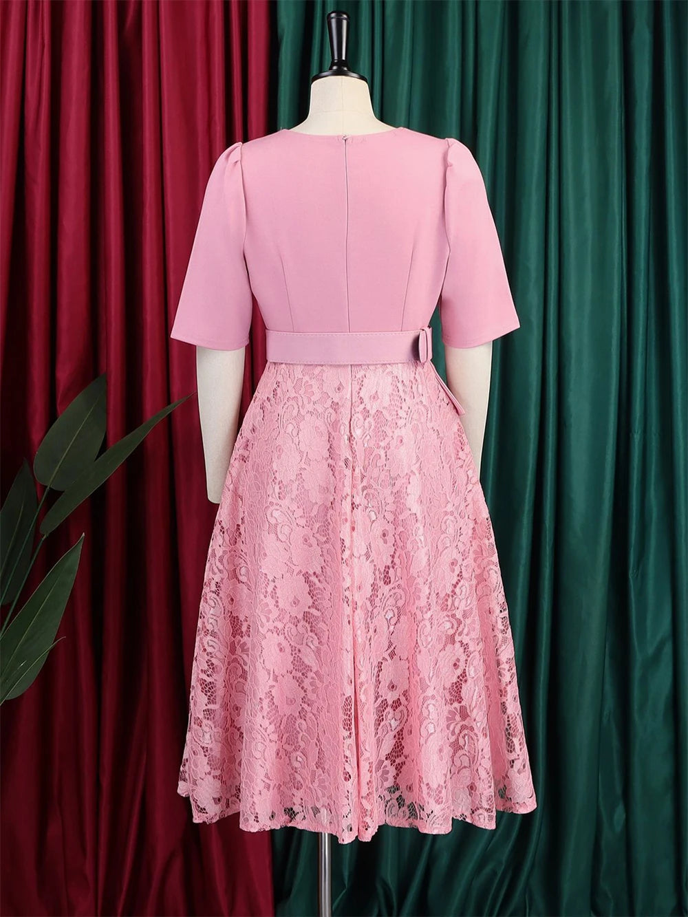 Elegant Women Lace Dresses Birthday Wedding Prom Gown Evening Dress 2026 Summer Clothing Turkey Office Ladies Maxi Robes Wears